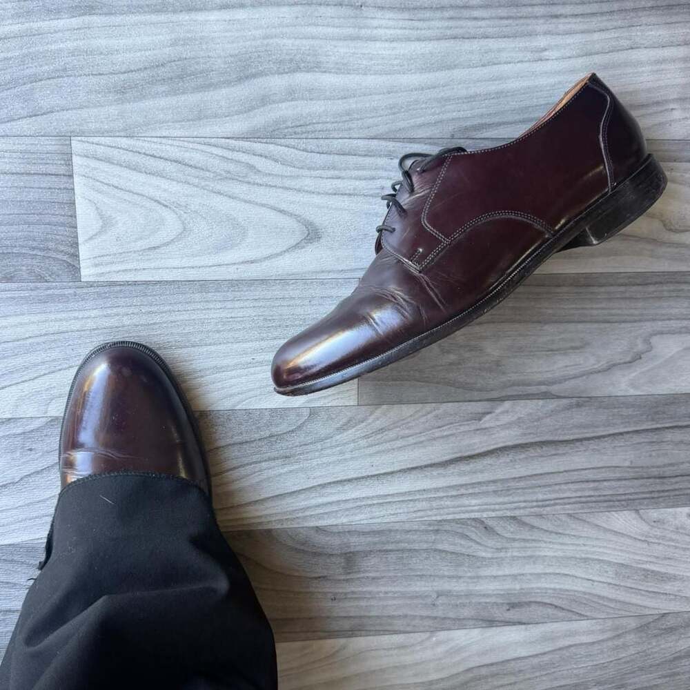 Bostonian Classics Burgundy Leather Oxford Dress Shoes